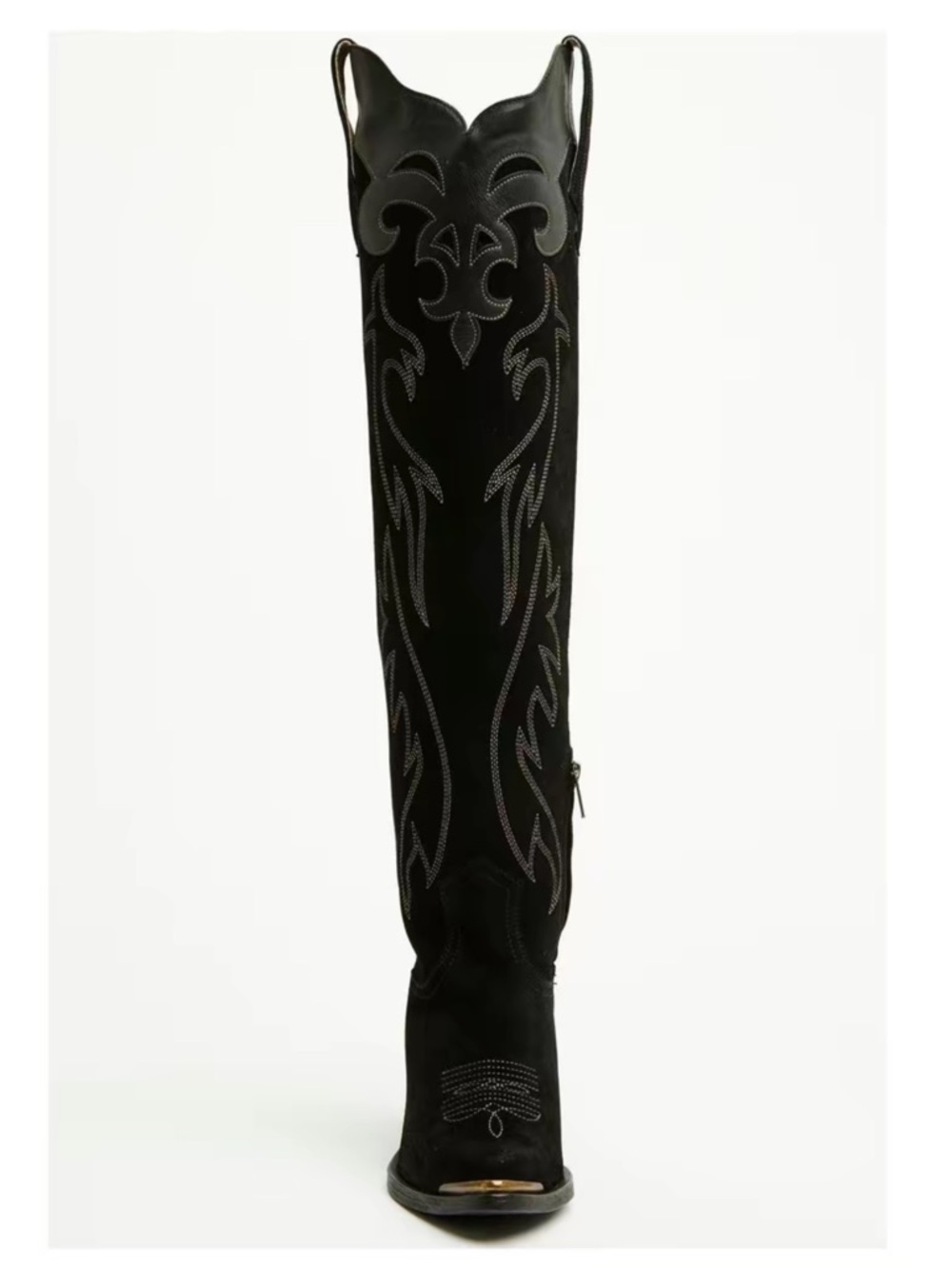 Idyllwind Black Over-the-Knee Western Boot with Embroidered Detail - Picture 4 of 8